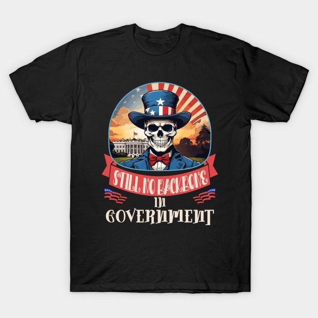 Still No Backbone in Government T-Shirt by Blended Designs